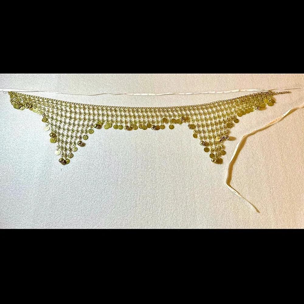 Vintage Coin Belly Dancer Belt with Bells - Picture 7 of 7